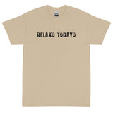 Short Sleeve classic fit T-Shirt with thick cotton "RELAXO TODAYO"