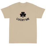 Short Sleeve classic fit T-Shirt with thick cotton. "LUCKY ME"