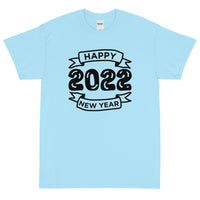 Short Sleeve classic fit T-Shirt with thick cotton "HAPPY 2020""