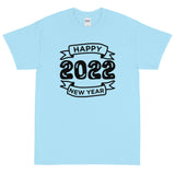 Short Sleeve classic fit T-Shirt with thick cotton "HAPPY 2020""