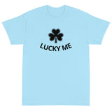 Short Sleeve classic fit T-Shirt with thick cotton. "LUCKY ME"