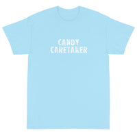 Basic Softstyle T-Shirt made of a thicker, heavier cotton, but it's still soft and comfy "CANDY CARETAKER"