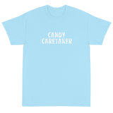 Basic Softstyle T-Shirt made of a thicker, heavier cotton, but it's still soft and comfy "CANDY CARETAKER"