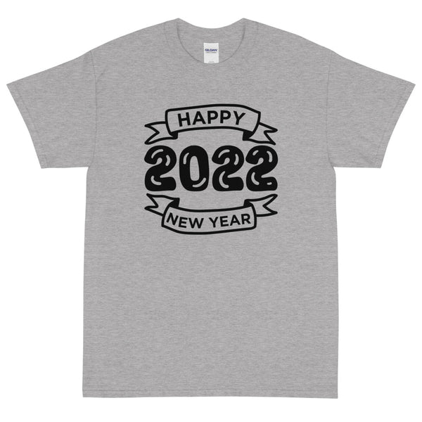 Short Sleeve classic fit T-Shirt with thick cotton "HAPPY 2020""