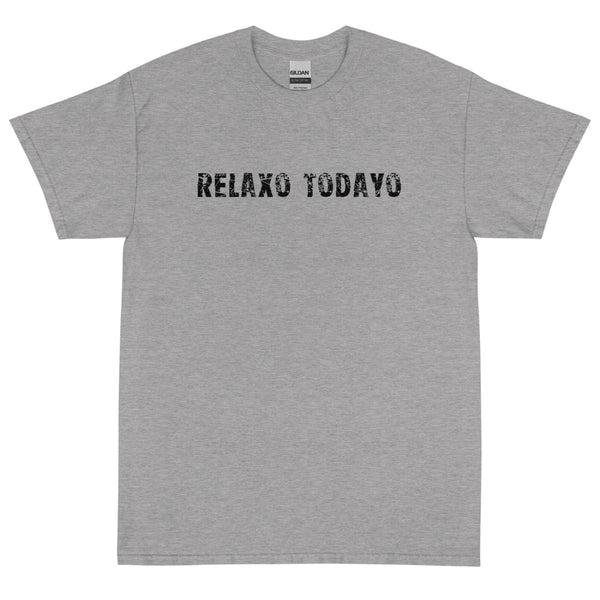 Short Sleeve classic fit T-Shirt with thick cotton "RELAXO TODAYO"