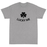 Short Sleeve classic fit T-Shirt with thick cotton. "LUCKY ME"