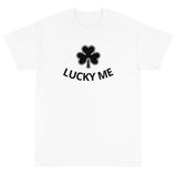 Short Sleeve classic fit T-Shirt with thick cotton. "LUCKY ME"