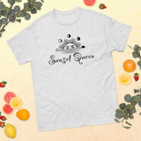 100% cotton classic tee "SUNSET QUEEN"