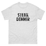 100% cotton classic tee "STEAK DINNER"