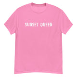 100% cotton classic tee "SUNSET QUEEN"