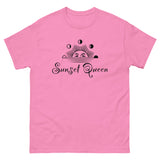 100% cotton classic tee "SUNSET QUEEN"