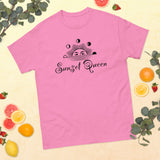 100% cotton classic tee "SUNSET QUEEN"