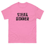 100% cotton classic tee "STEAK DINNER"