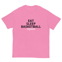 100% cotton classic tee "EAT, SLEEP, BASKETBALL"