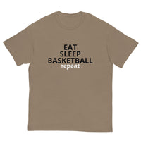 100% cotton classic tee "EAT, SLEEP, BASKETBALL"