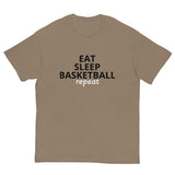 100% cotton classic tee "EAT, SLEEP, BASKETBALL"