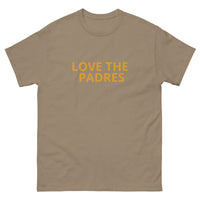 100% cotton classic tee "LOVE THE PADRES"