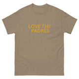 100% cotton classic tee "LOVE THE PADRES"