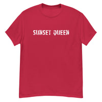 100% cotton classic tee "SUNSET QUEEN"