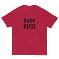 100% cotton classic tee "FREE HUGS"