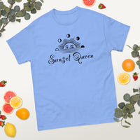 100% cotton classic tee "SUNSET QUEEN"