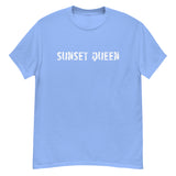 100% cotton classic tee "SUNSET QUEEN"