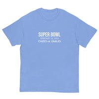 100% cotton classic tee "SUPER BOWL Chiefs vs. Eagles