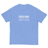 100% cotton classic tee "SUPER BOWL Chiefs vs. Eagles