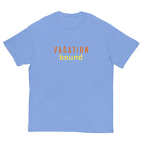 100% cotton classic tee "VACATION BOUND"