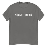 100% cotton classic tee "SUNSET QUEEN"