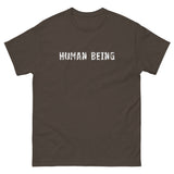 100% cotton classic tee with a more structured look...trendy! "HUMAN BEING"