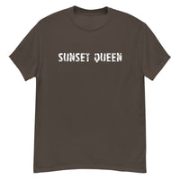 100% cotton classic tee "SUNSET QUEEN"