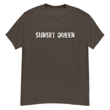 100% cotton classic tee "SUNSET QUEEN"