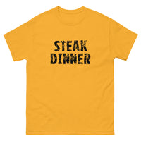 100% cotton classic tee "STEAK DINNER"