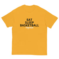 100% cotton classic tee "EAT, SLEEP, BASKETBALL"