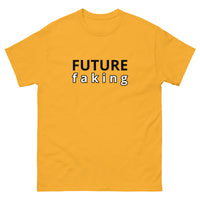 100% cotton classic tee "FUTURE FAKING"