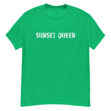 100% cotton classic tee "SUNSET QUEEN"