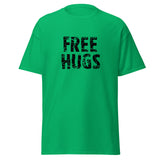 100% cotton classic tee "FREE HUGS"