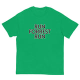 100% cotton classic tee. "RUN FOREST RUN"