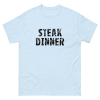 100% cotton classic tee "STEAK DINNER"