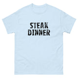 100% cotton classic tee "STEAK DINNER"