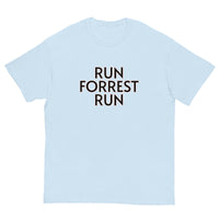 100% cotton classic tee. "RUN FOREST RUN"