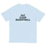 100% cotton classic tee "EAT, SLEEP, BASKETBALL"