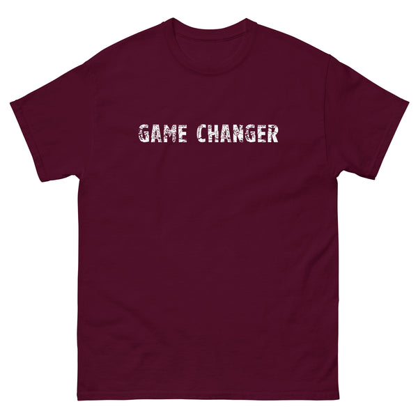 The 100% cotton classic tee with a more structured look...trendy! "GAME CHANGER"