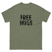 100% cotton classic tee "FREE HUGS"