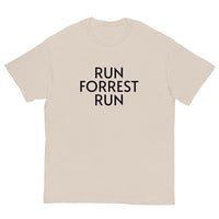 100% cotton classic tee. "RUN FOREST RUN"