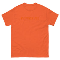 100% cotton classic tee with a more structured look...trendy! "PUMPKIN PIE"