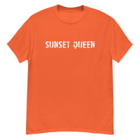 100% cotton classic tee "SUNSET QUEEN"