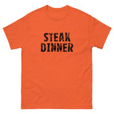 100% cotton classic tee "STEAK DINNER"