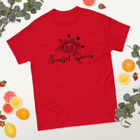 100% cotton classic tee "SUNSET QUEEN"